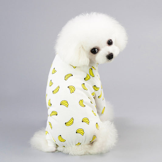 Pet Four-Legged Cotton Dog Pajamas