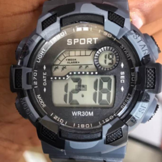Men's Sports Pointer Electronic Watch