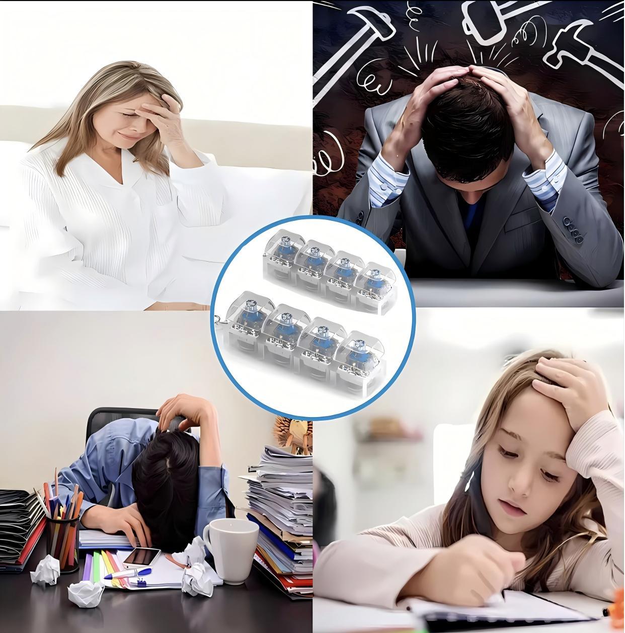 Transparent Fingertip Keyboard Keychain, To Press Key, Portable Stress Relieving Toy, Key Pendant