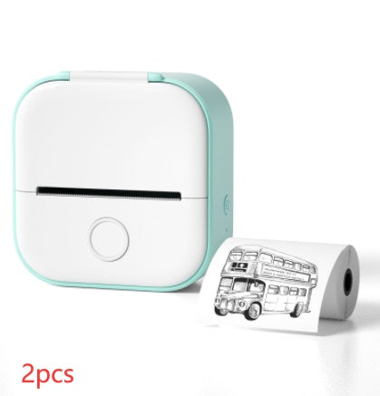 Portable Mini Thermal Label Printer Home Photo Printer Student Wrong Question Printer Bluetooth-compatible