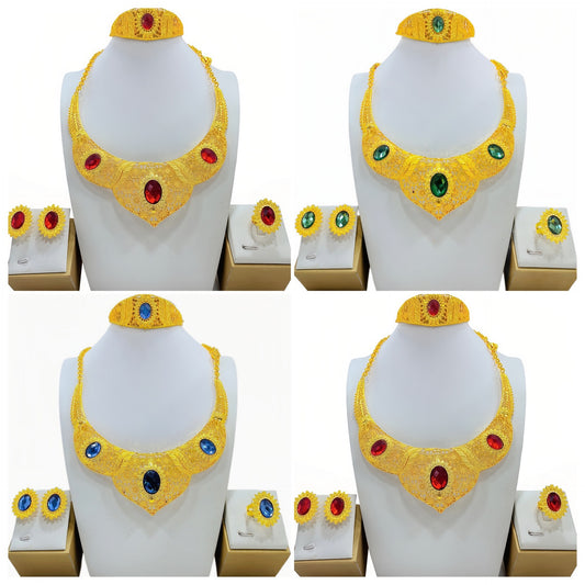 Women's Fashionable Golden New Jewelry Set