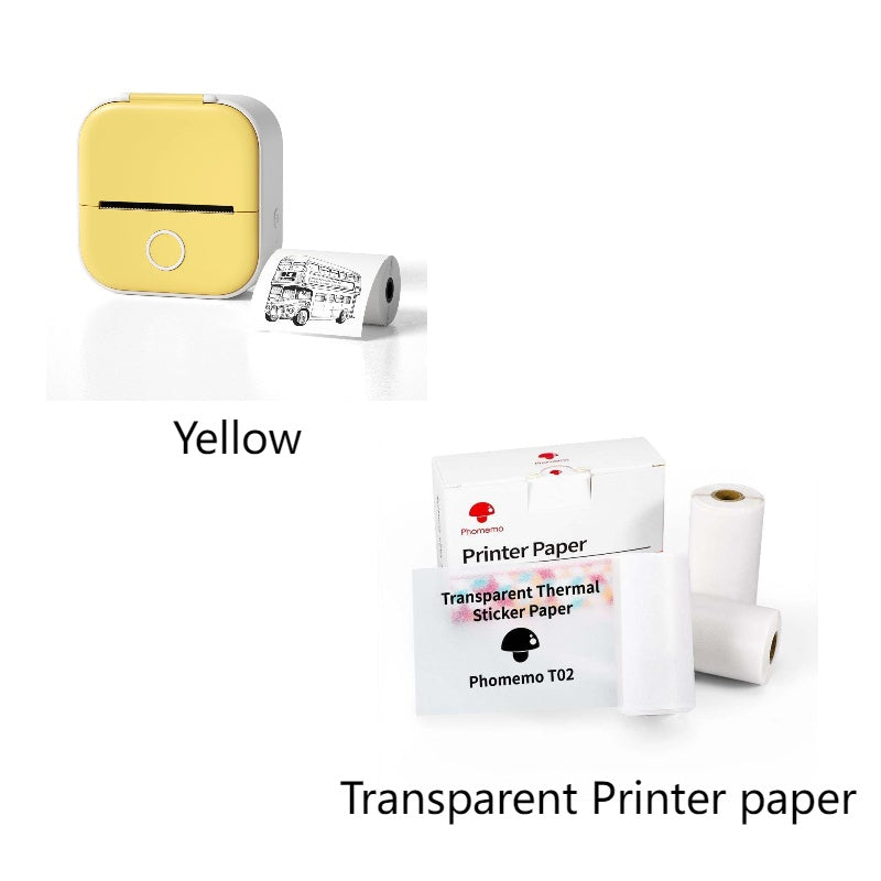 Portable Mini Thermal Label Printer Home Photo Printer Student Wrong Question Printer Bluetooth-compatible