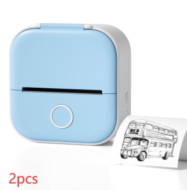 Portable Mini Thermal Label Printer Home Photo Printer Student Wrong Question Printer Bluetooth-compatible