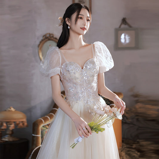 Women's Fairy Puff Sleeve Dress