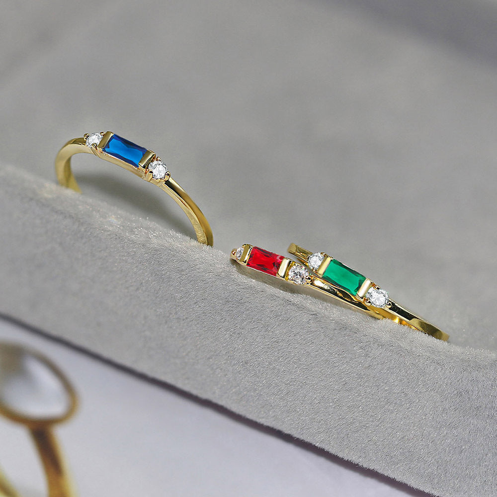 Geometric Engagement Ring