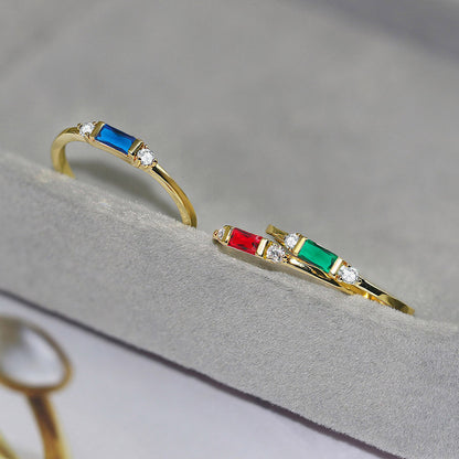Geometric Engagement Ring