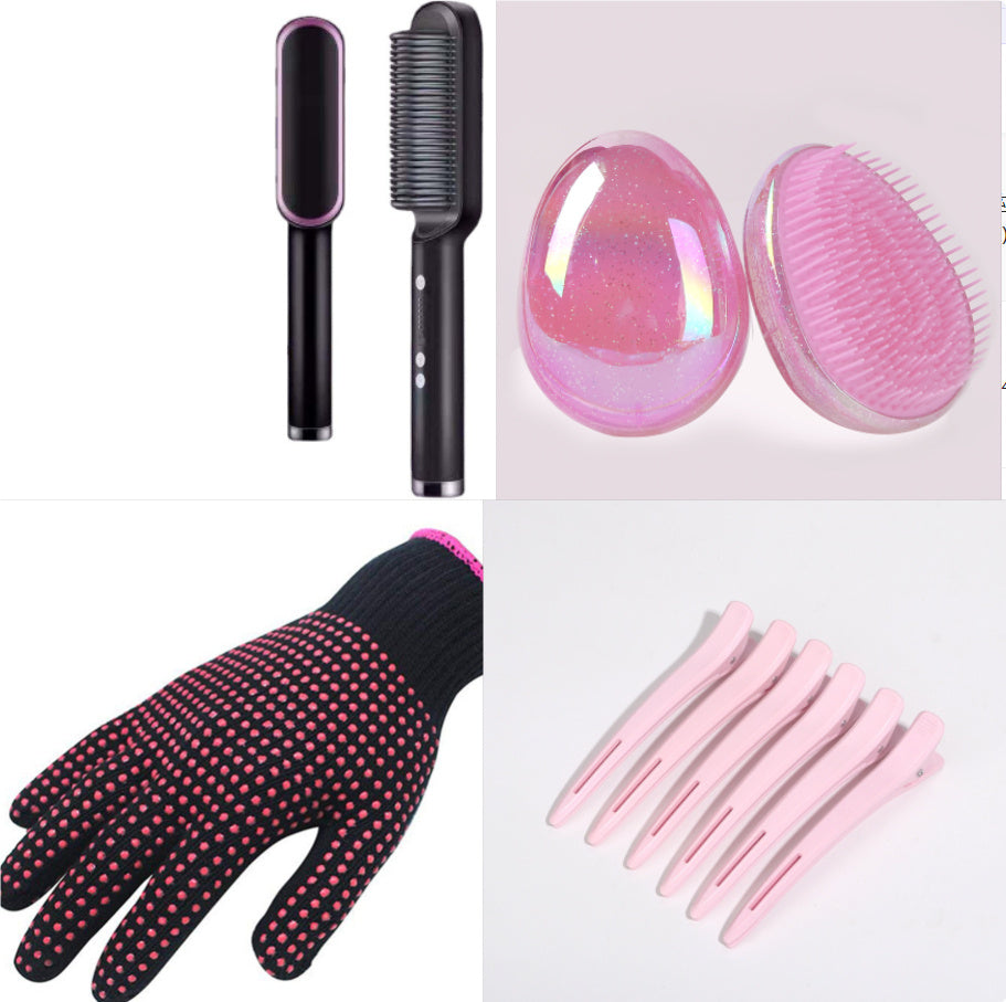 Electric Heating Hair Straightening Comb