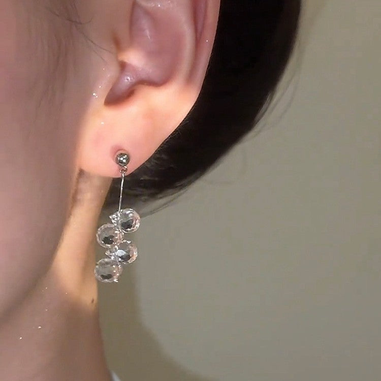 Silver Needle Earrings