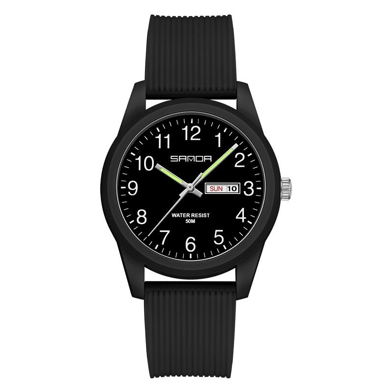 Quartz Waterproof Simple And Versatile Watch