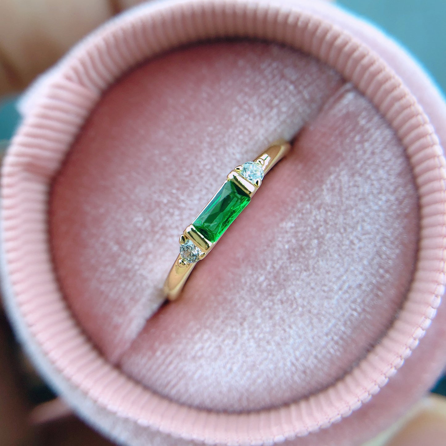 Geometric Engagement Ring