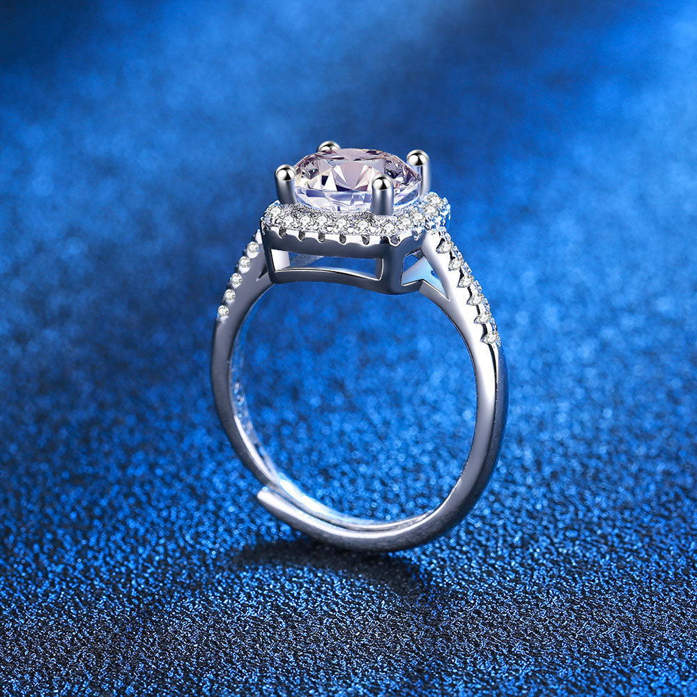 Four-claw Princess Square Ring Women