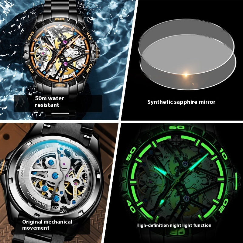 Sports Automatic Men's Mechanical Waterproof Watch