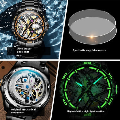 Sports Automatic Men's Mechanical Waterproof Watch