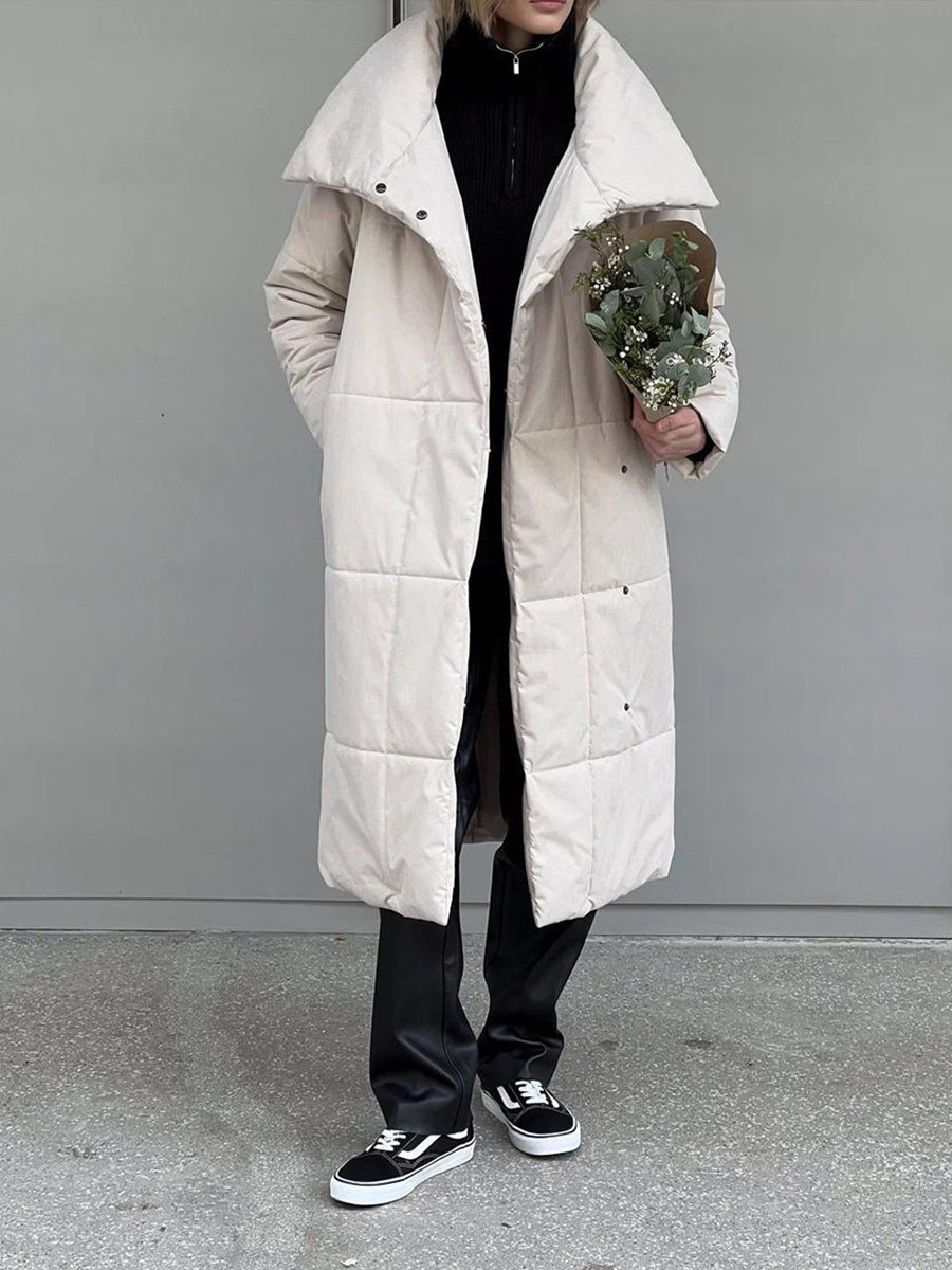 Fashion Large Lapel Long Coat