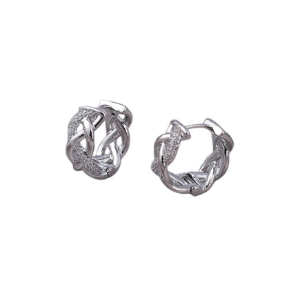 Micro Zircon Stud Earrings