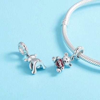 Sterling Silver Charm Spot DIY Beaded Ladies Bracelet