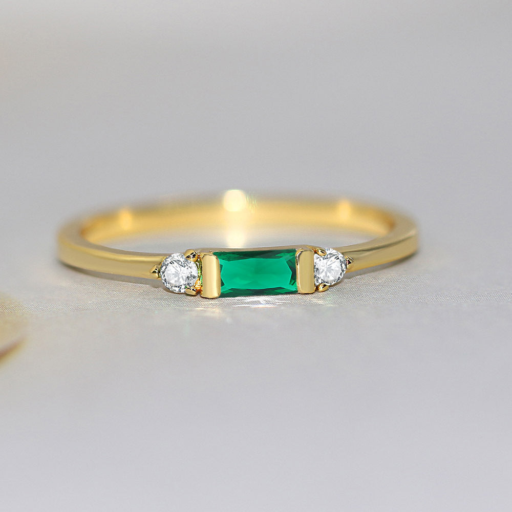 Geometric Engagement Ring