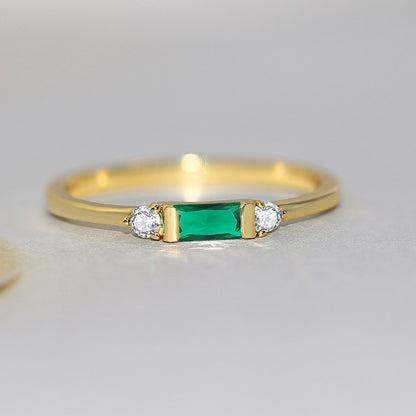 Geometric Engagement Ring