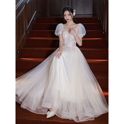 Women's Fairy Puff Sleeve Dress