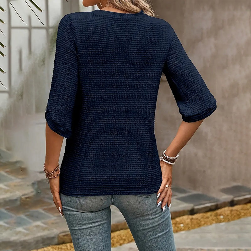 Women's Crew Neck Long Sleeve Shirt