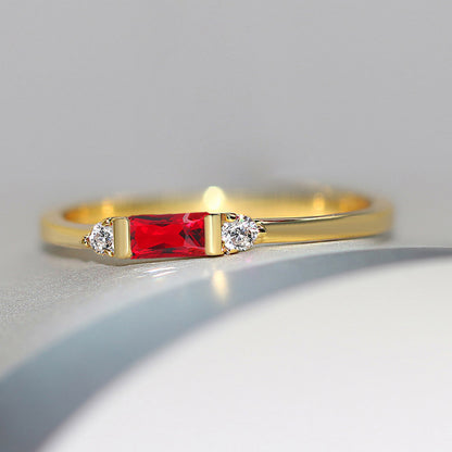Geometric Engagement Ring
