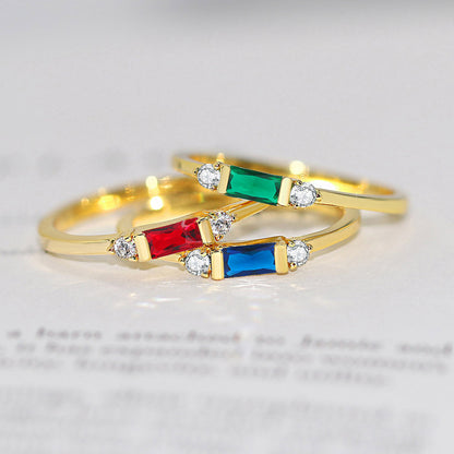 Geometric Engagement Ring