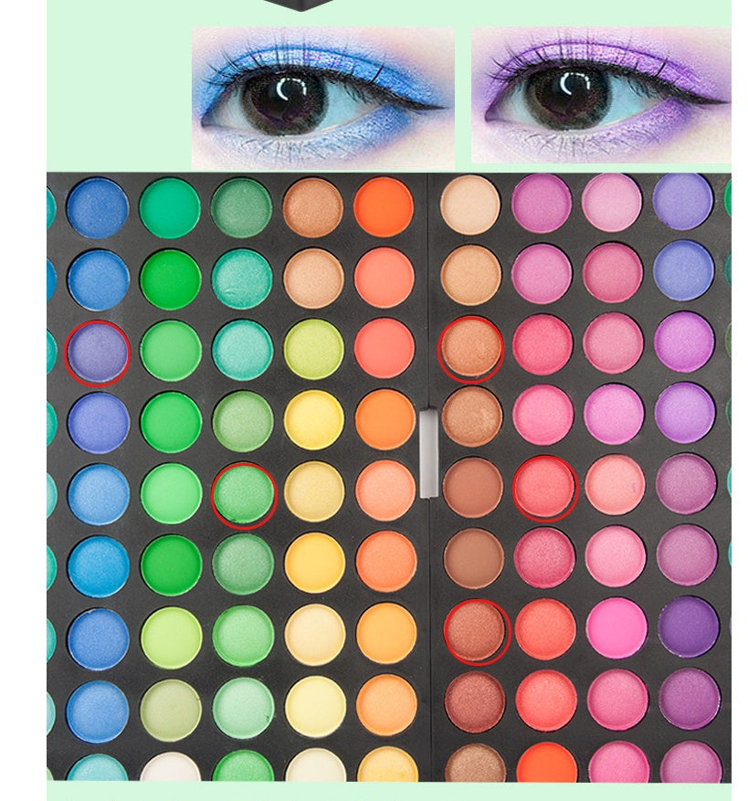 120 color eye shadow make up set