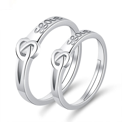 Moissanite Engagement Couple Rings