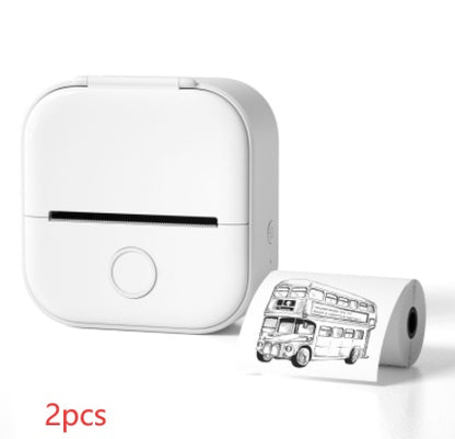 Portable Mini Thermal Label Printer Home Photo Printer Student Wrong Question Printer Bluetooth-compatible