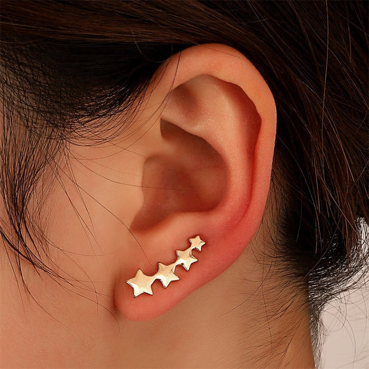 Fashionable Elegant Leaves Ear Clip