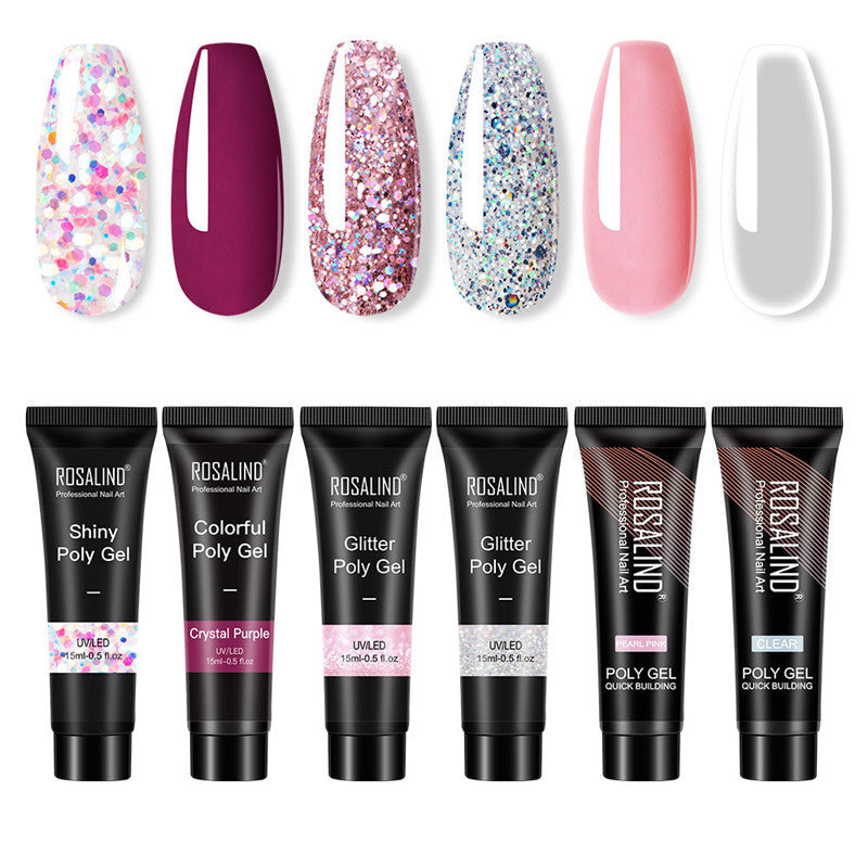 Multi-color mixed nail