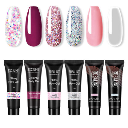 Multi-color mixed nail
