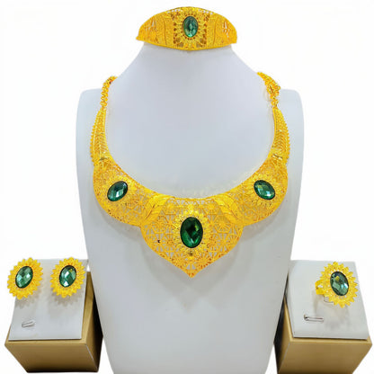 Women's Fashionable Golden New Jewelry Set