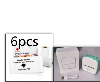 Portable Mini Thermal Label Printer Home Photo Printer Student Wrong Question Printer Bluetooth-compatible