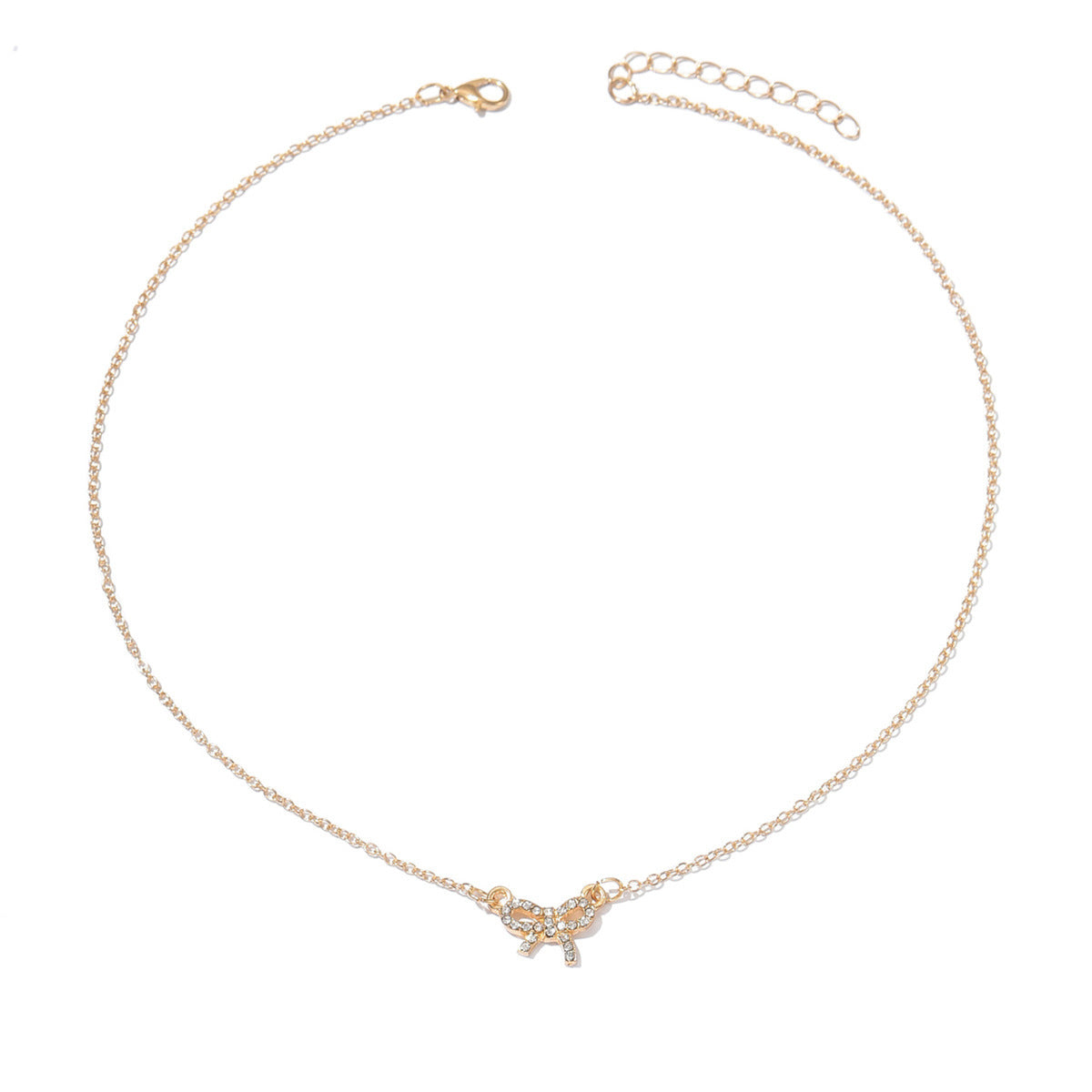 Fashion Bow Necklace Women's