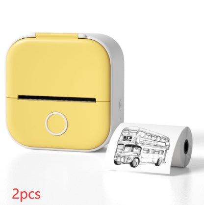Portable Mini Thermal Label Printer Home Photo Printer Student Wrong Question Printer Bluetooth-compatible