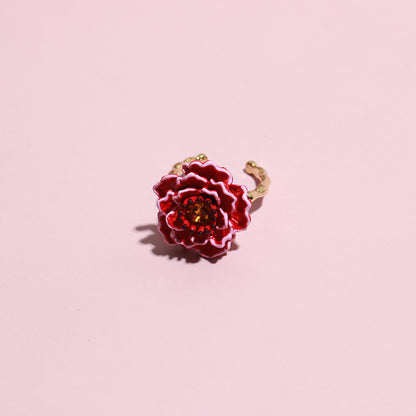 Grape Manor Peach Flower Ring