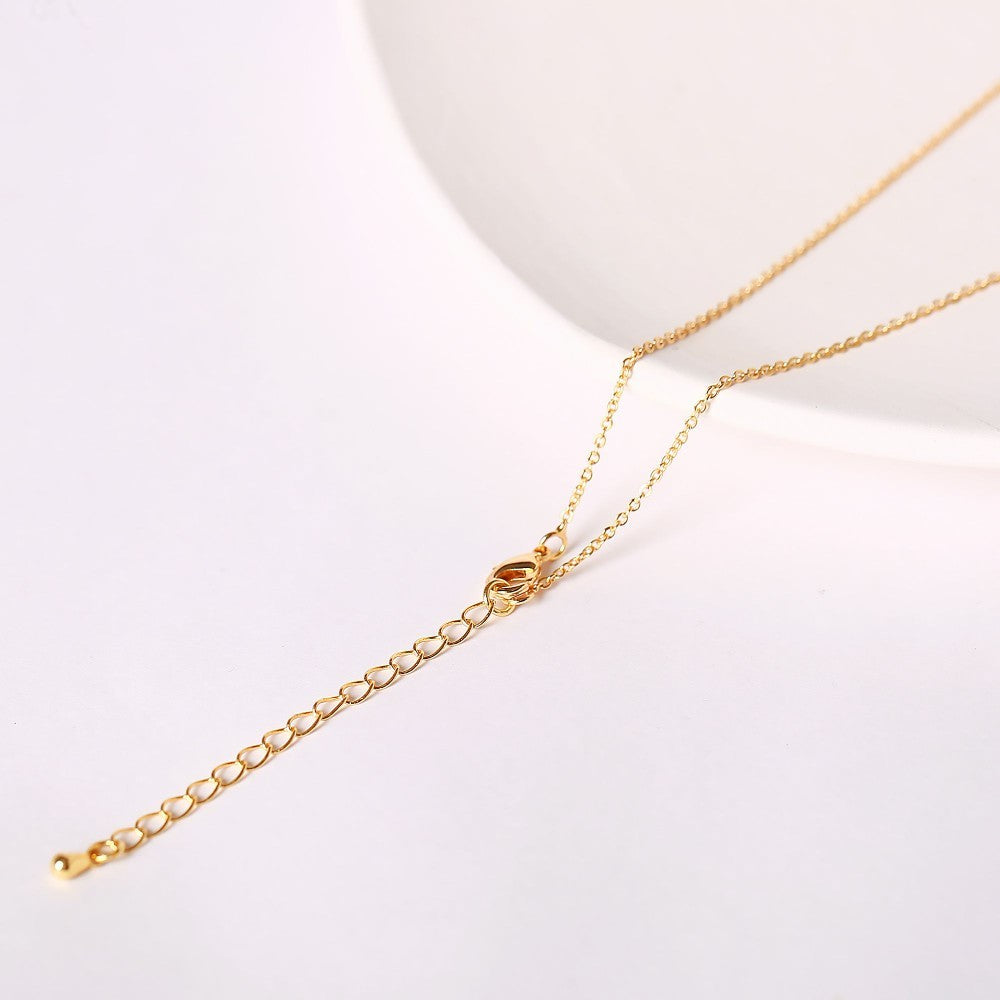 Cute Waxberry Pendant Plated 18K Gold Necklace