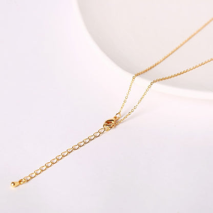 Cute Waxberry Pendant Plated 18K Gold Necklace