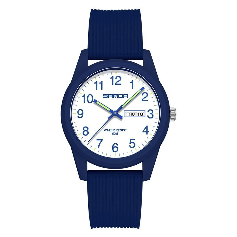 Quartz Waterproof Simple And Versatile Watch