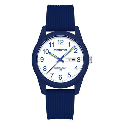 Quartz Waterproof Simple And Versatile Watch