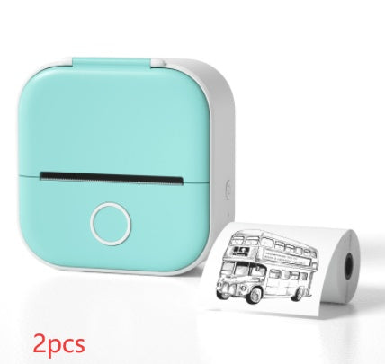 Portable Mini Thermal Label Printer Home Photo Printer Student Wrong Question Printer Bluetooth-compatible