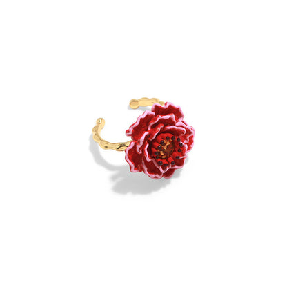 Grape Manor Peach Flower Ring