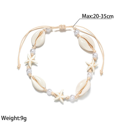 Starfish Shell Anklet