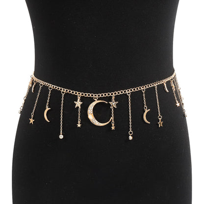 Fashion Temperamental Moon Waist Chain