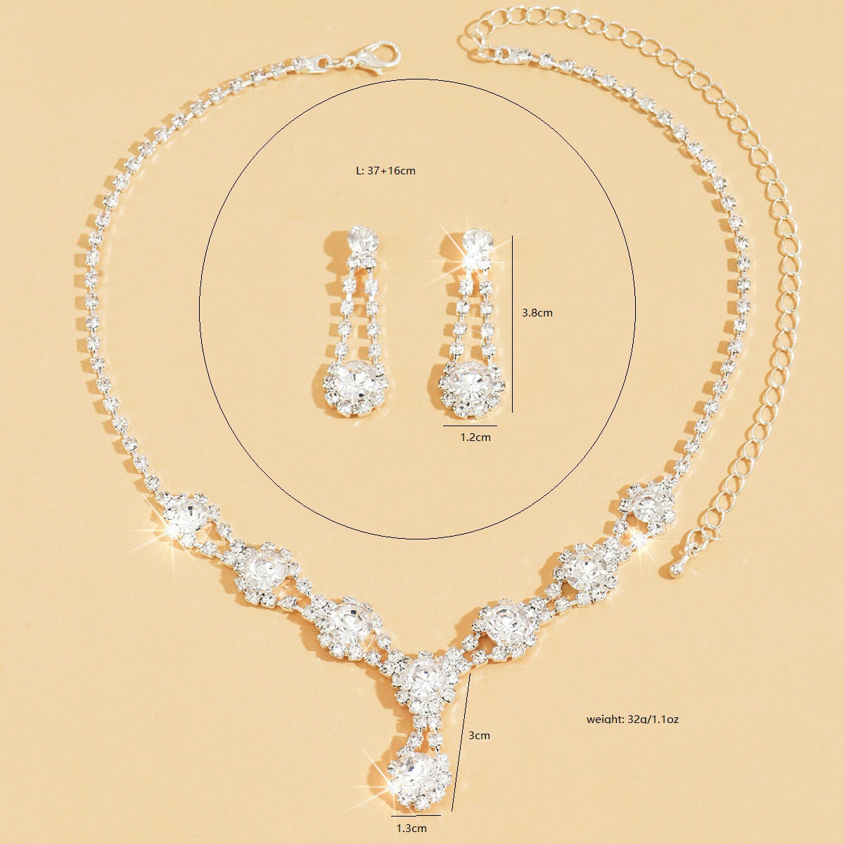 Hot Selling Simple Necklace Earrings