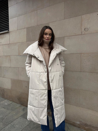 Fashion Large Lapel Long Coat