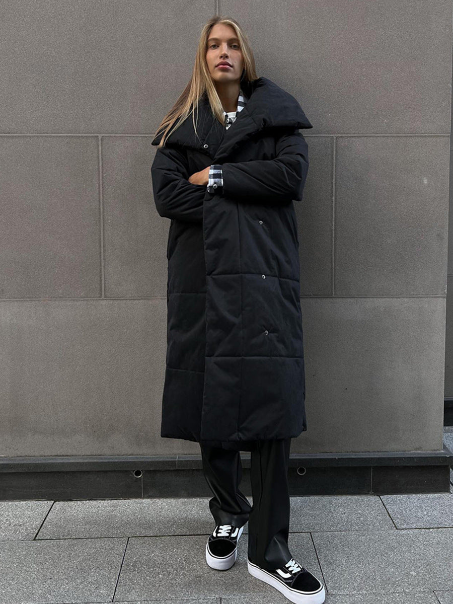 Fashion Large Lapel Long Coat