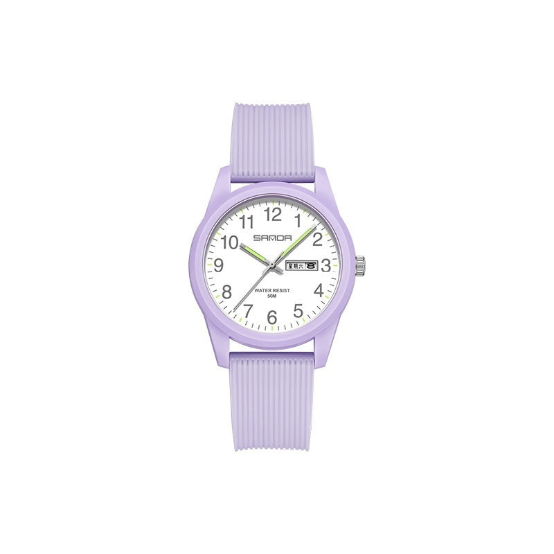 Quartz Waterproof Simple And Versatile Watch