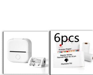 Portable Mini Thermal Label Printer Home Photo Printer Student Wrong Question Printer Bluetooth-compatible